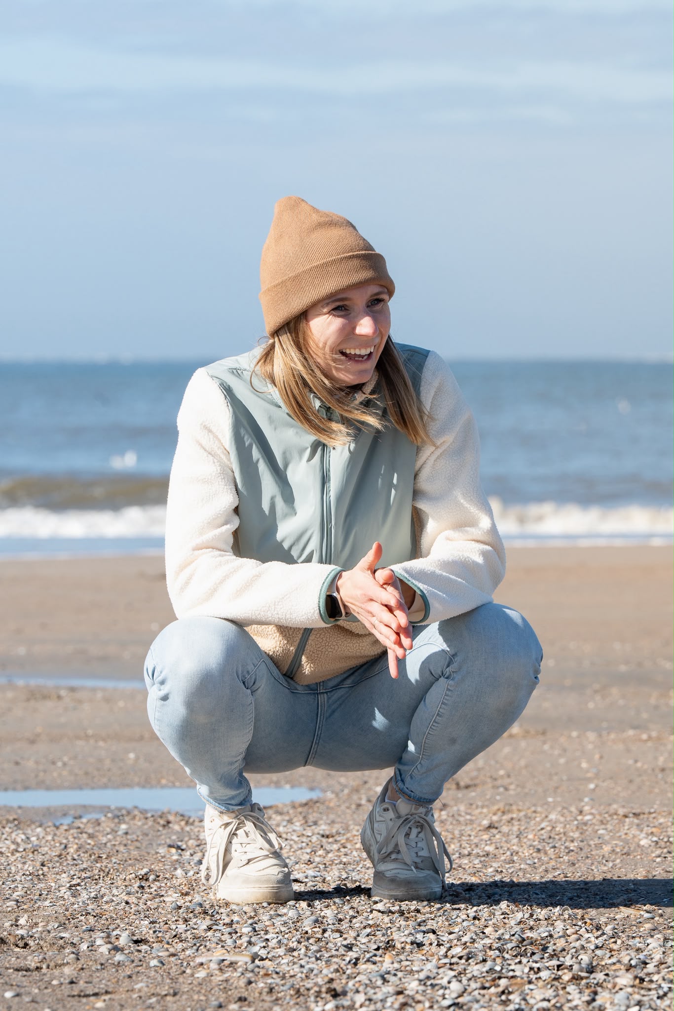 Charlotte Riethmann beim Outdoor-Training in Heiden